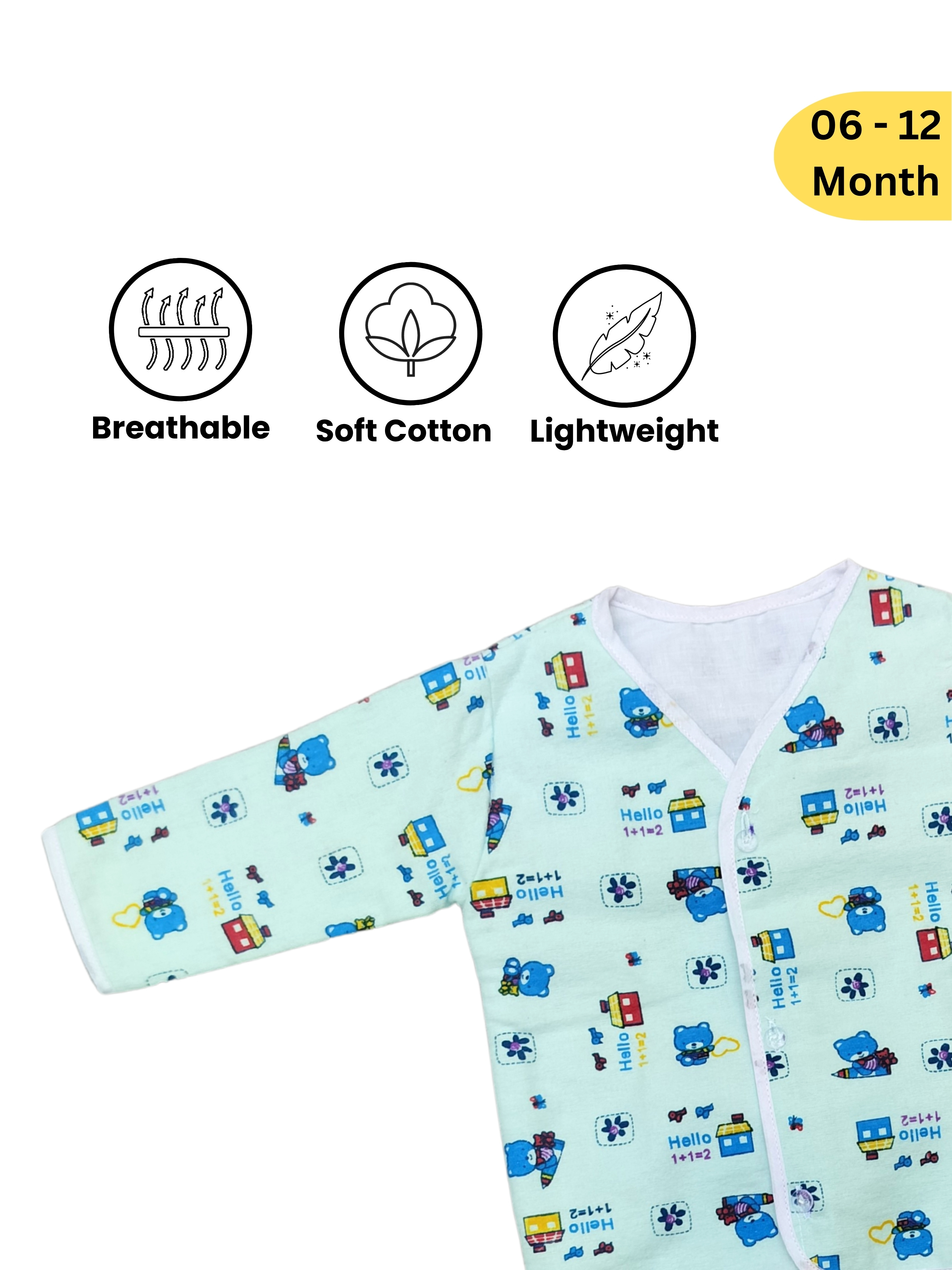 Cotton Baby Clothing Set (6 Pieces)