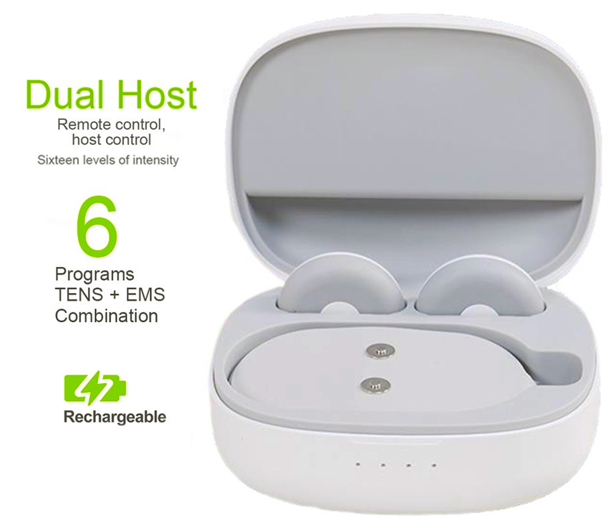 Wireless TENS: Dual Host Wireless TENS+EMS Device