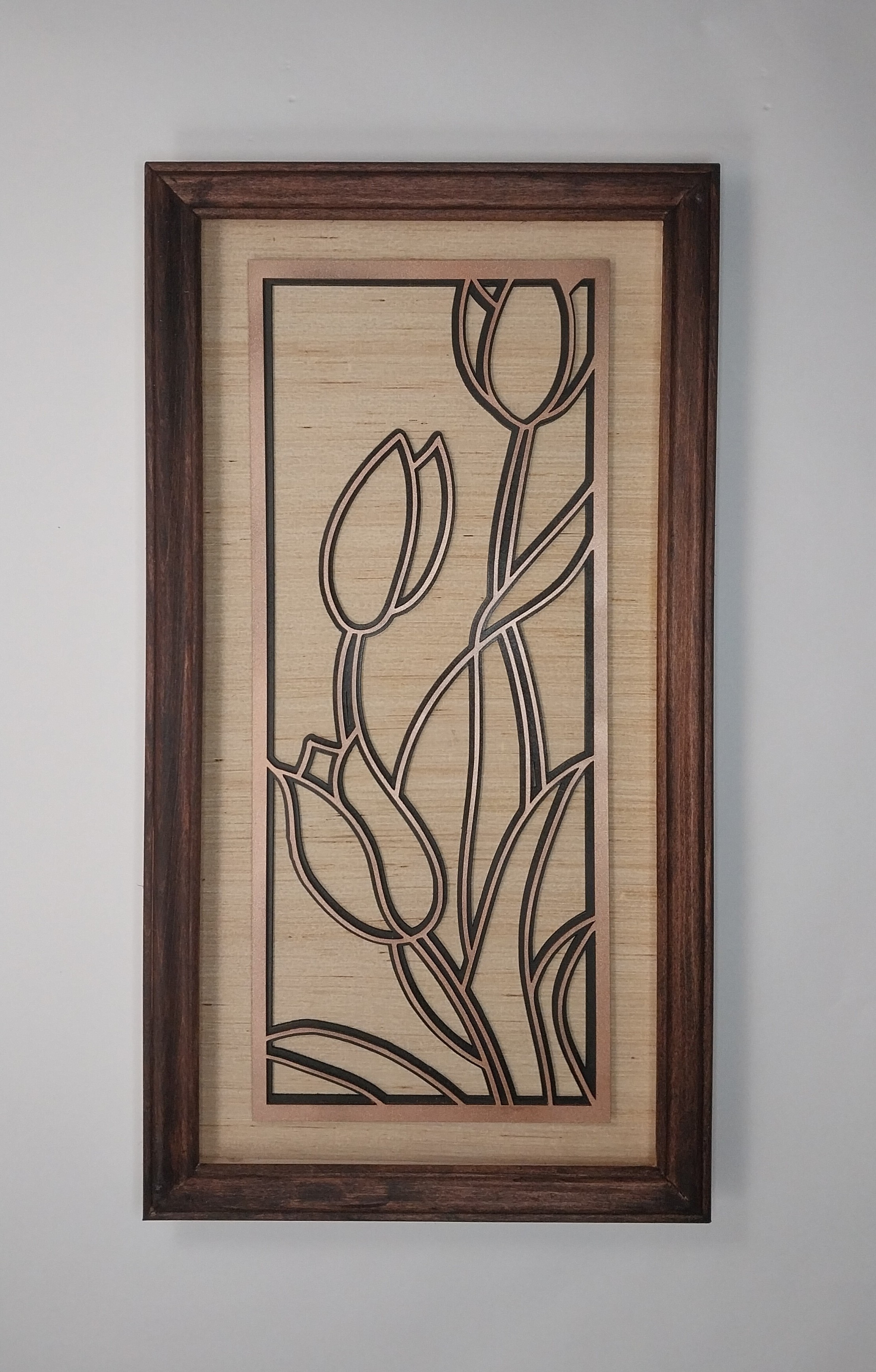 Tulip Layered Wall Art