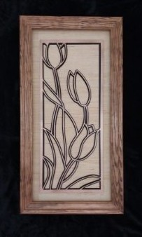 Tulip Layered Wall Art