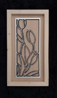 Tulip Layered Wall Art