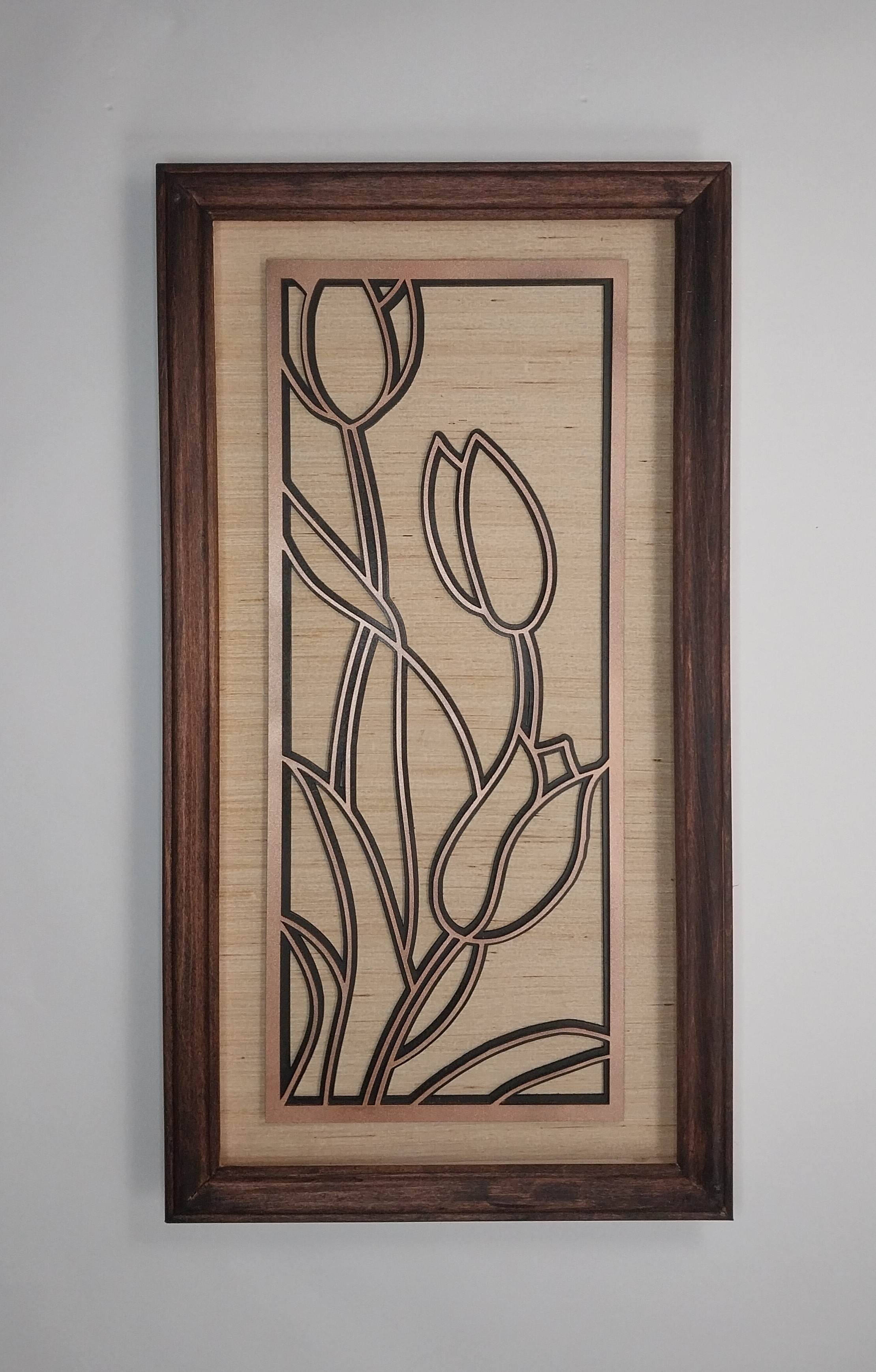 Tulip Layered Wall Art