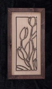 Tulip Layered Wall Art