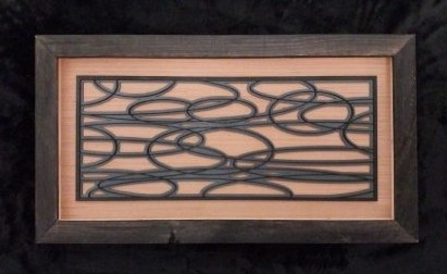 Layered Bubble Design Modern Wall Art