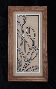 Tulip Layered Wall Art