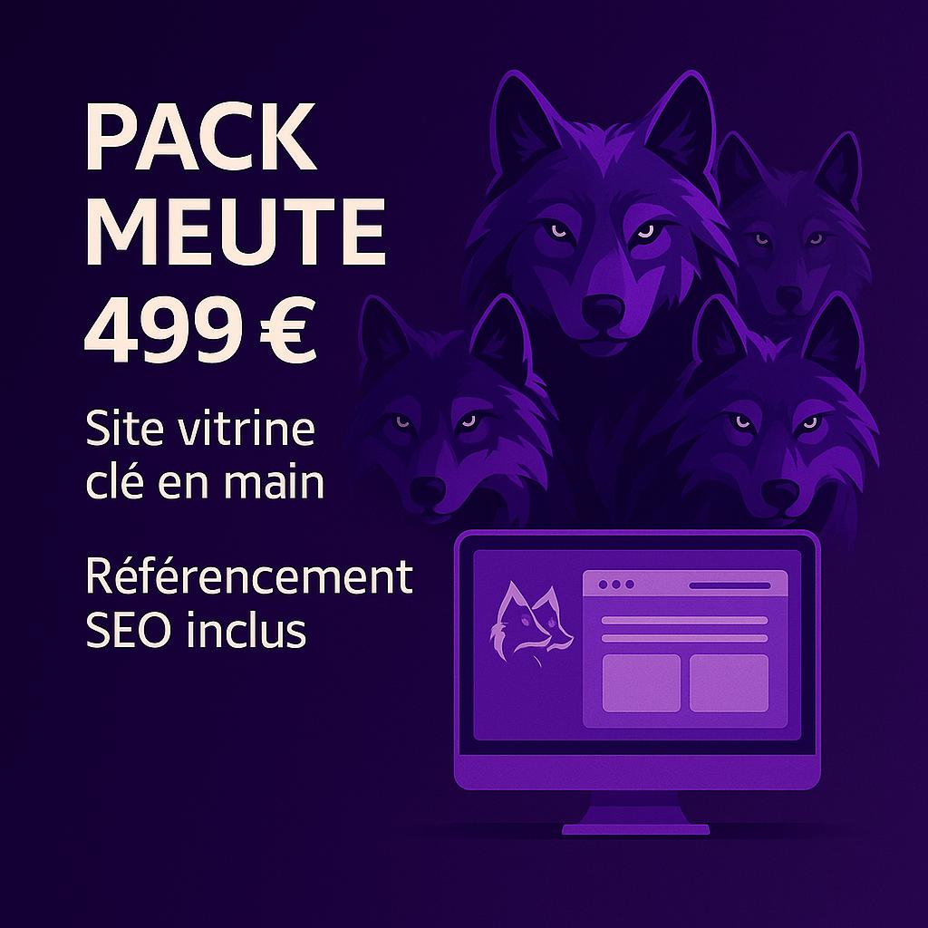 Pack Meute – Site professionnel complet + SEO