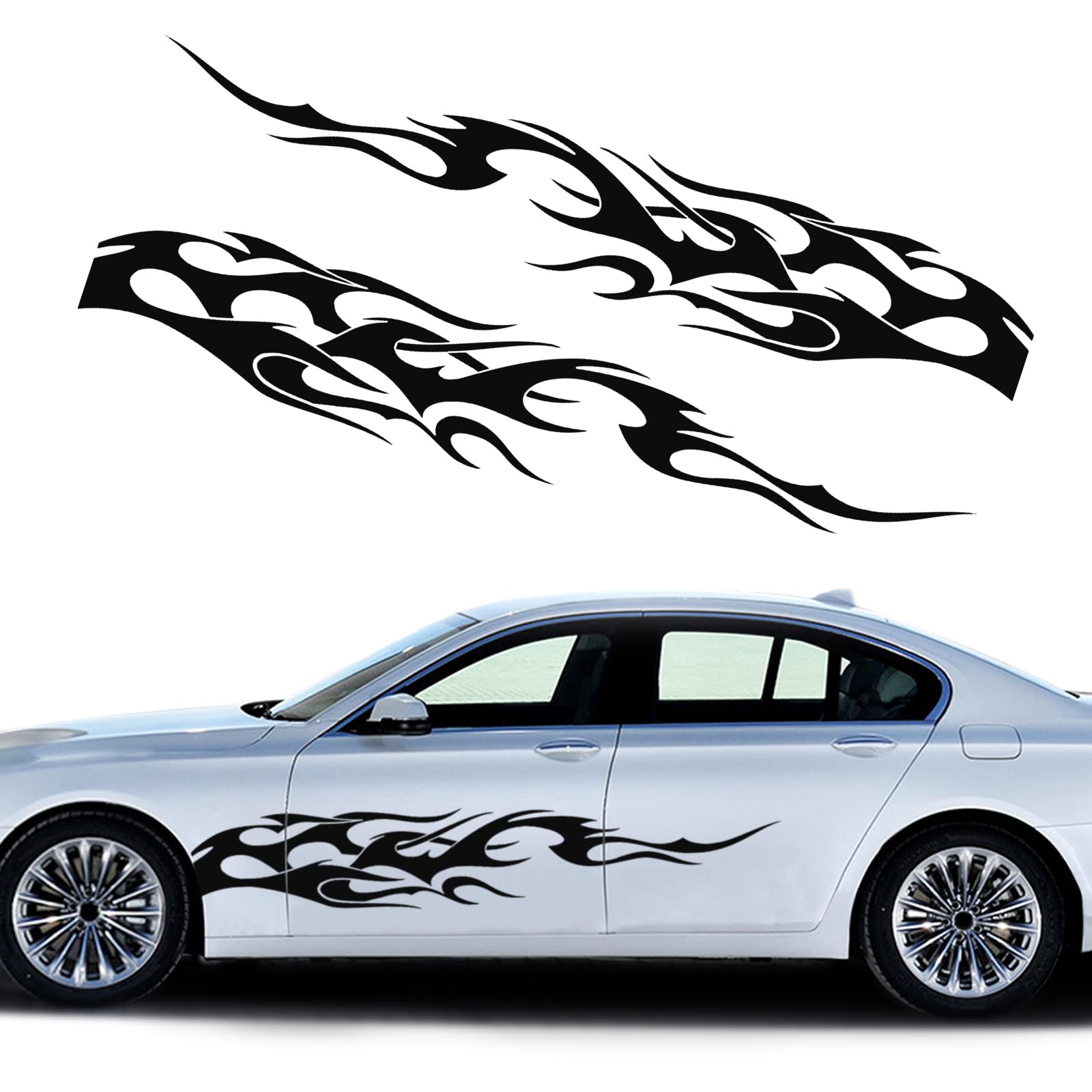 Car Flame Decal Sticker