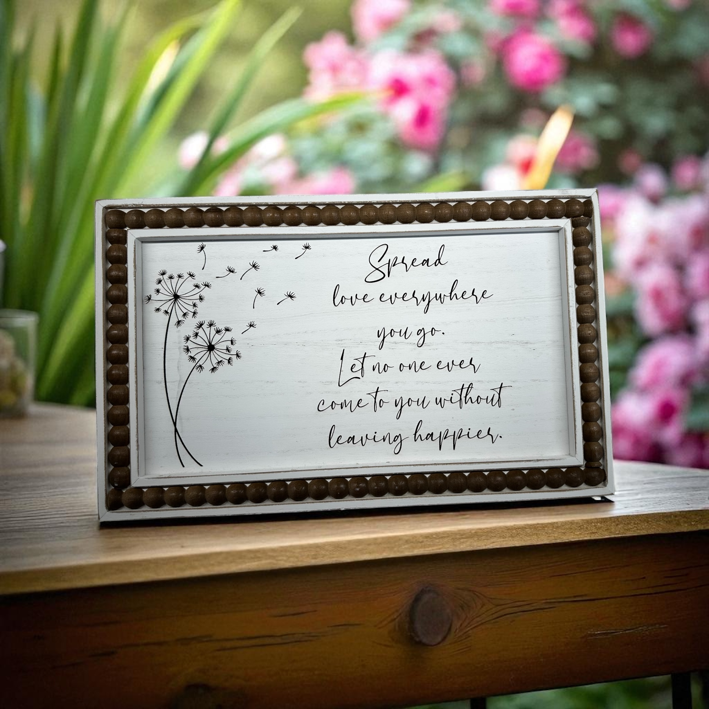 Inspirational Quote Wooden Wall Sign