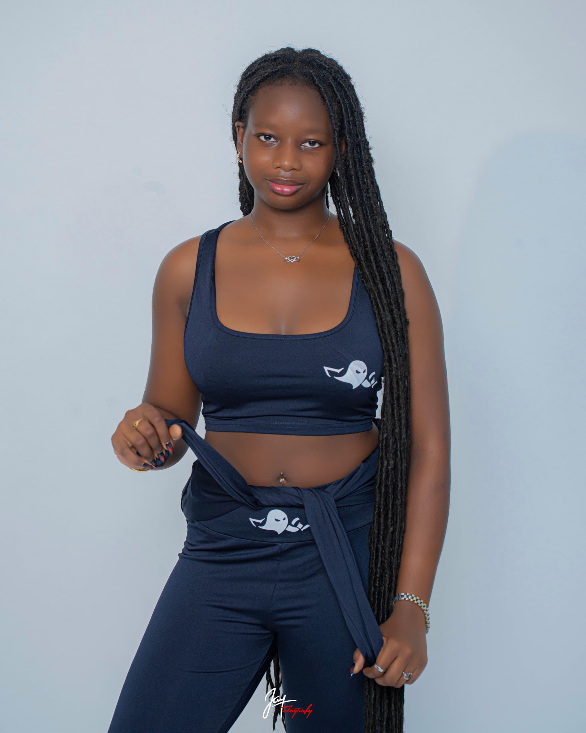 Ensemble de sport noir pour femme