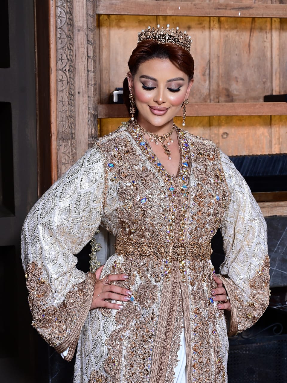 Caftan marocain de luxe