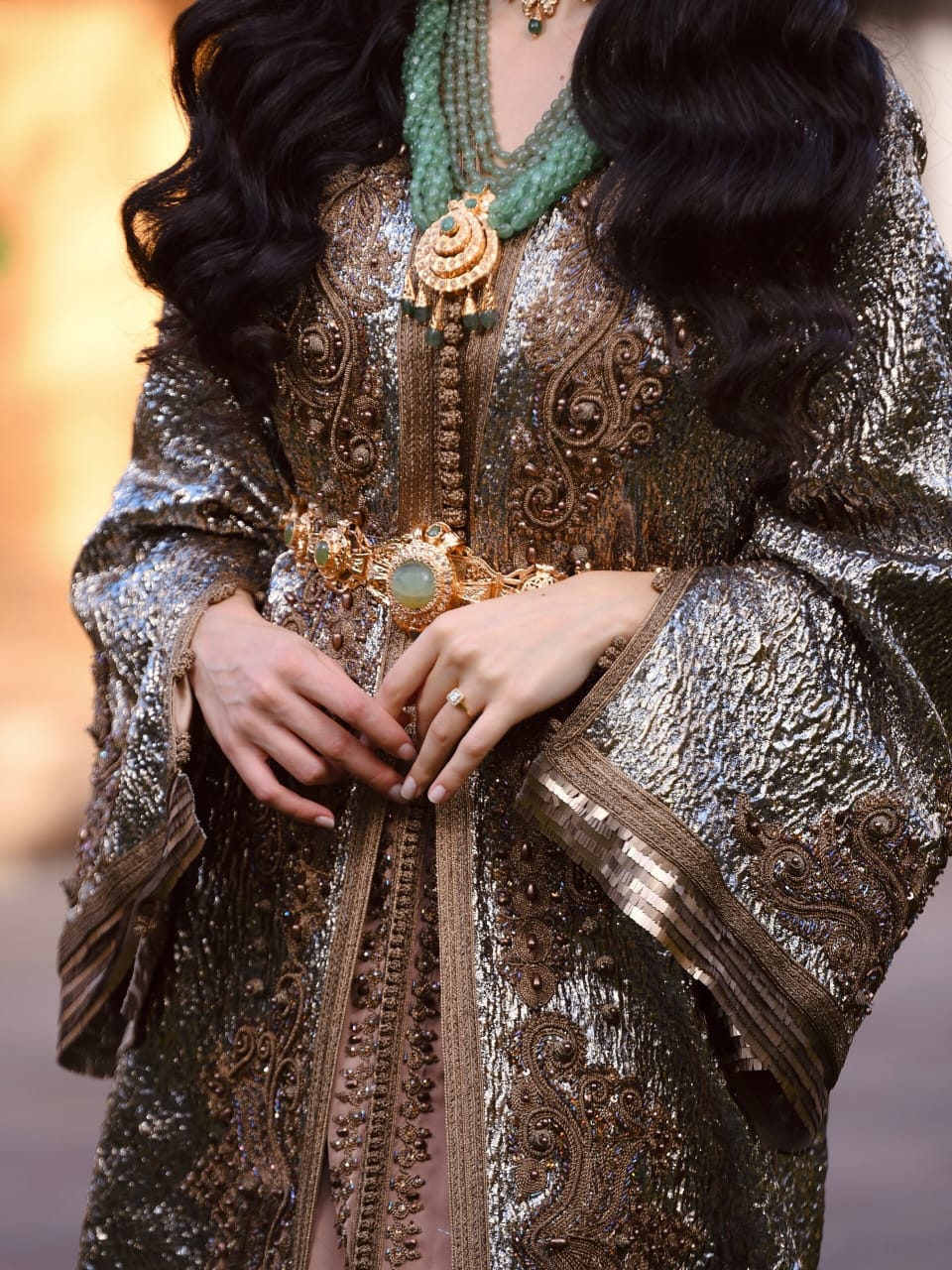 Caftan marocain brodé