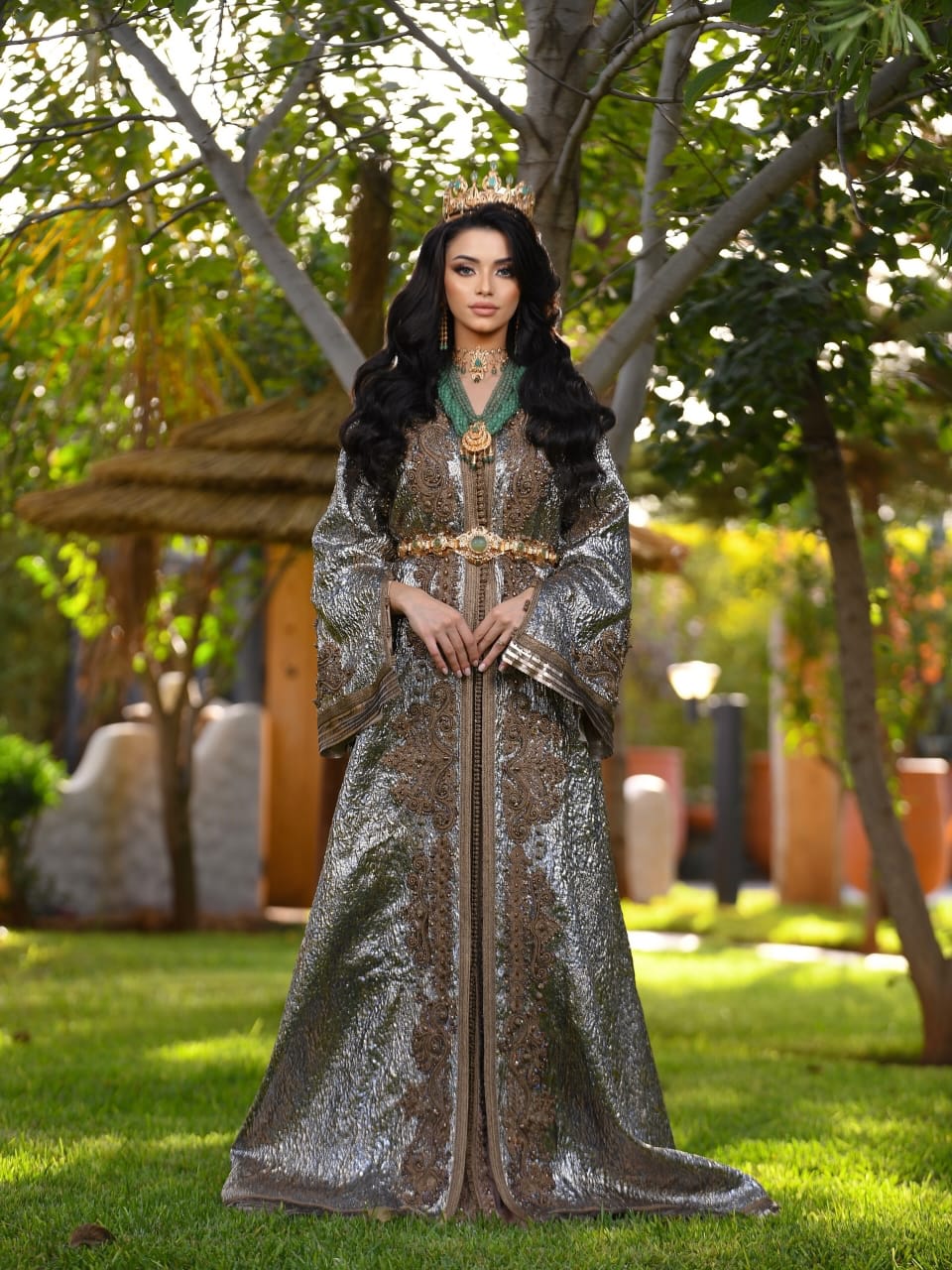 Caftan marocain brodé