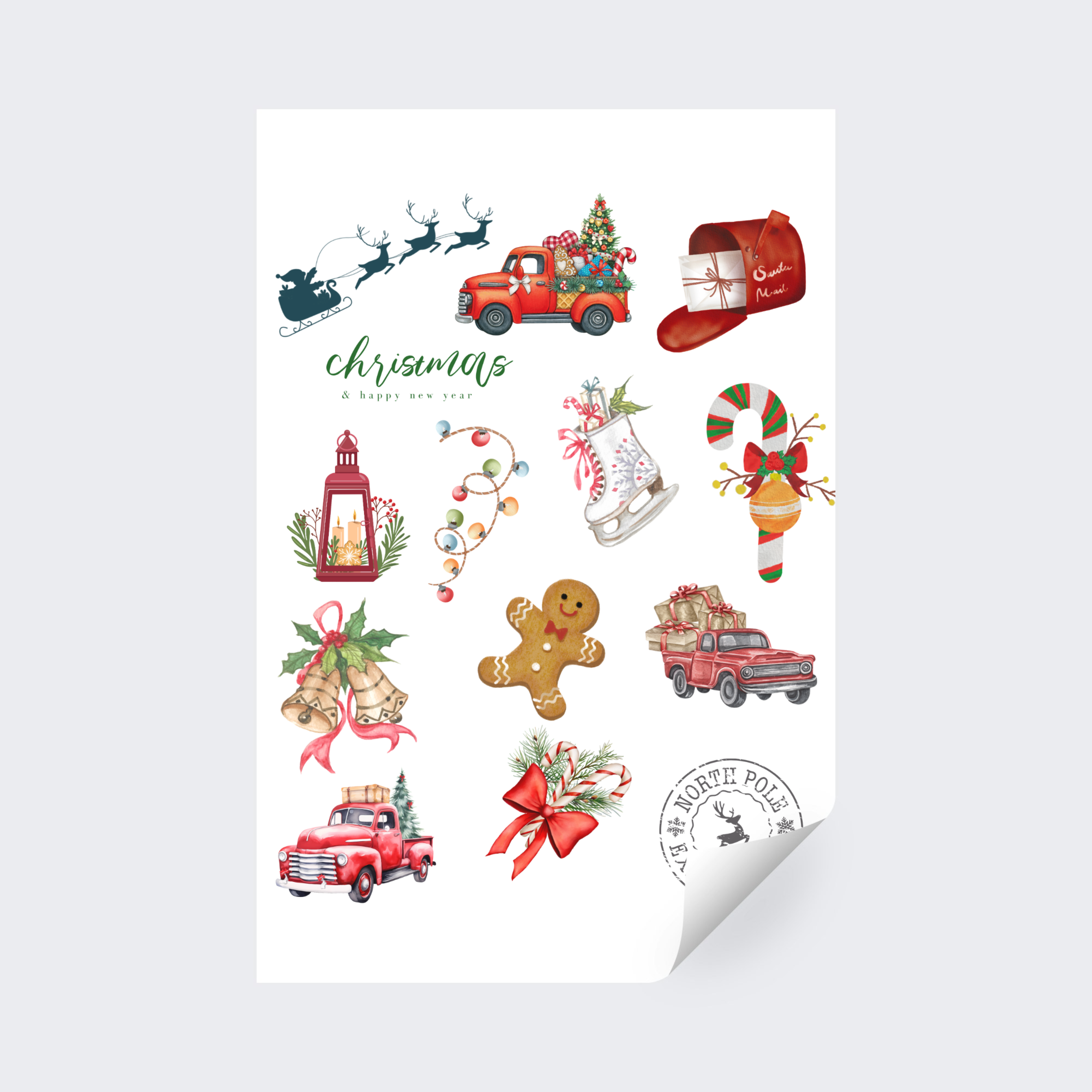 Christmas Sticker Sheets