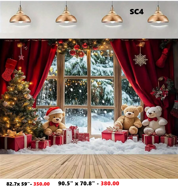 SC4 - Christmas Holiday Backdrop