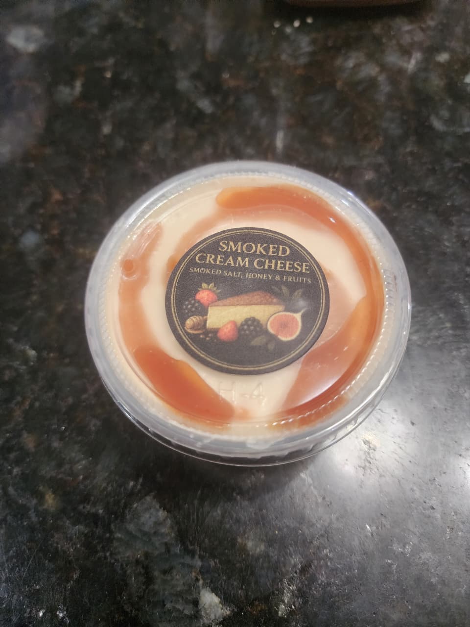 Honey- berry Swirl  Smoked Cream Cheese Dip