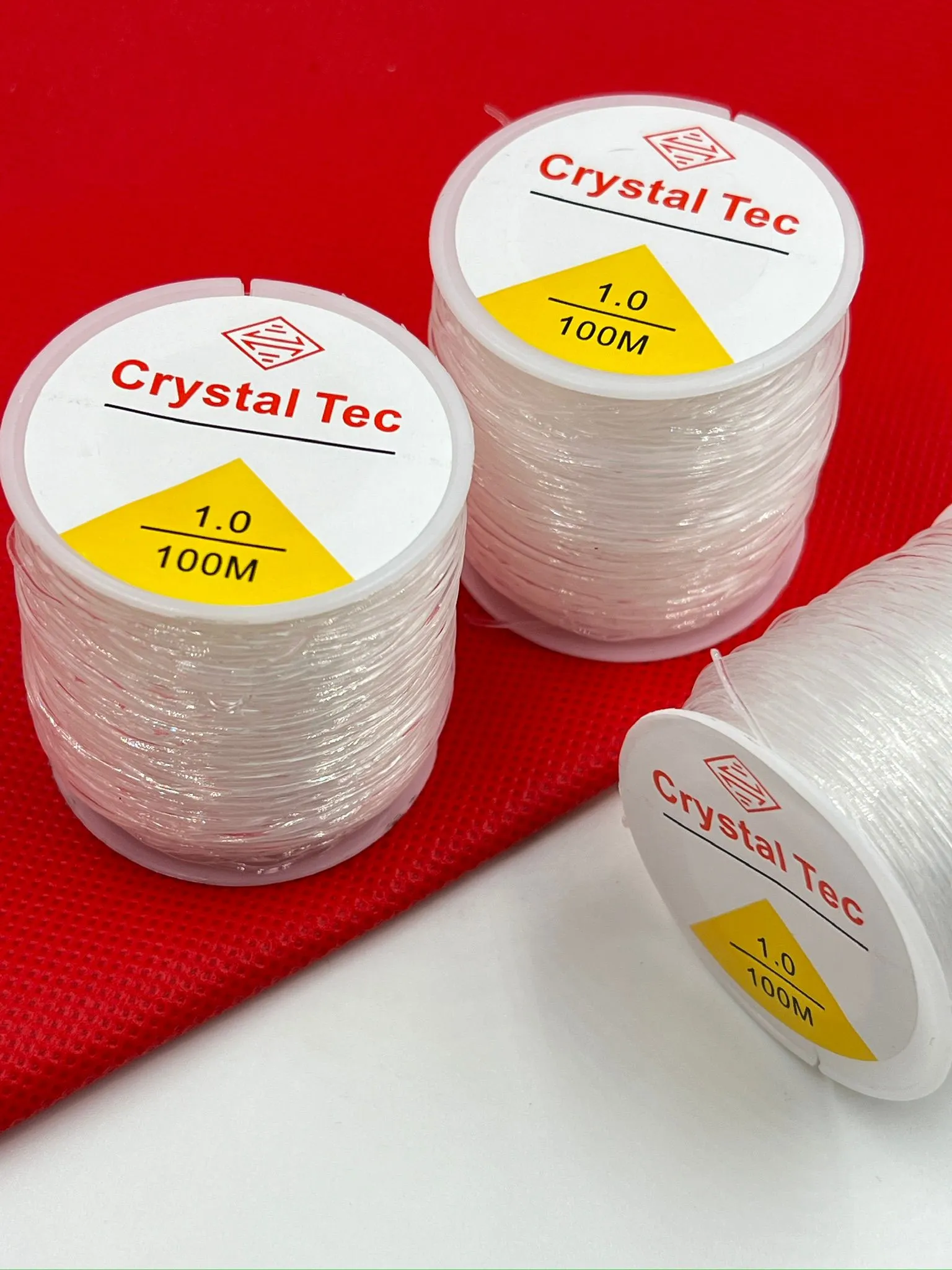 Crystal Tec Şeffaf Boncuk İpi 1.0 mm 100M