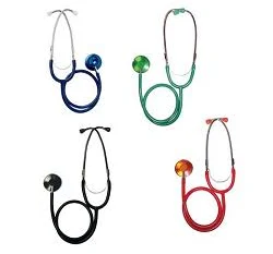 Colored stethoscope set