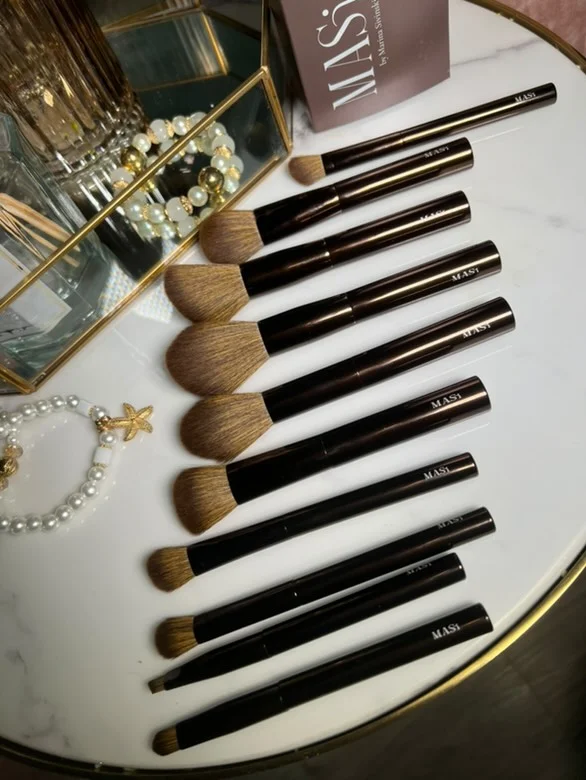 Makiažo šepetelių rinkinys MASI Glam pro