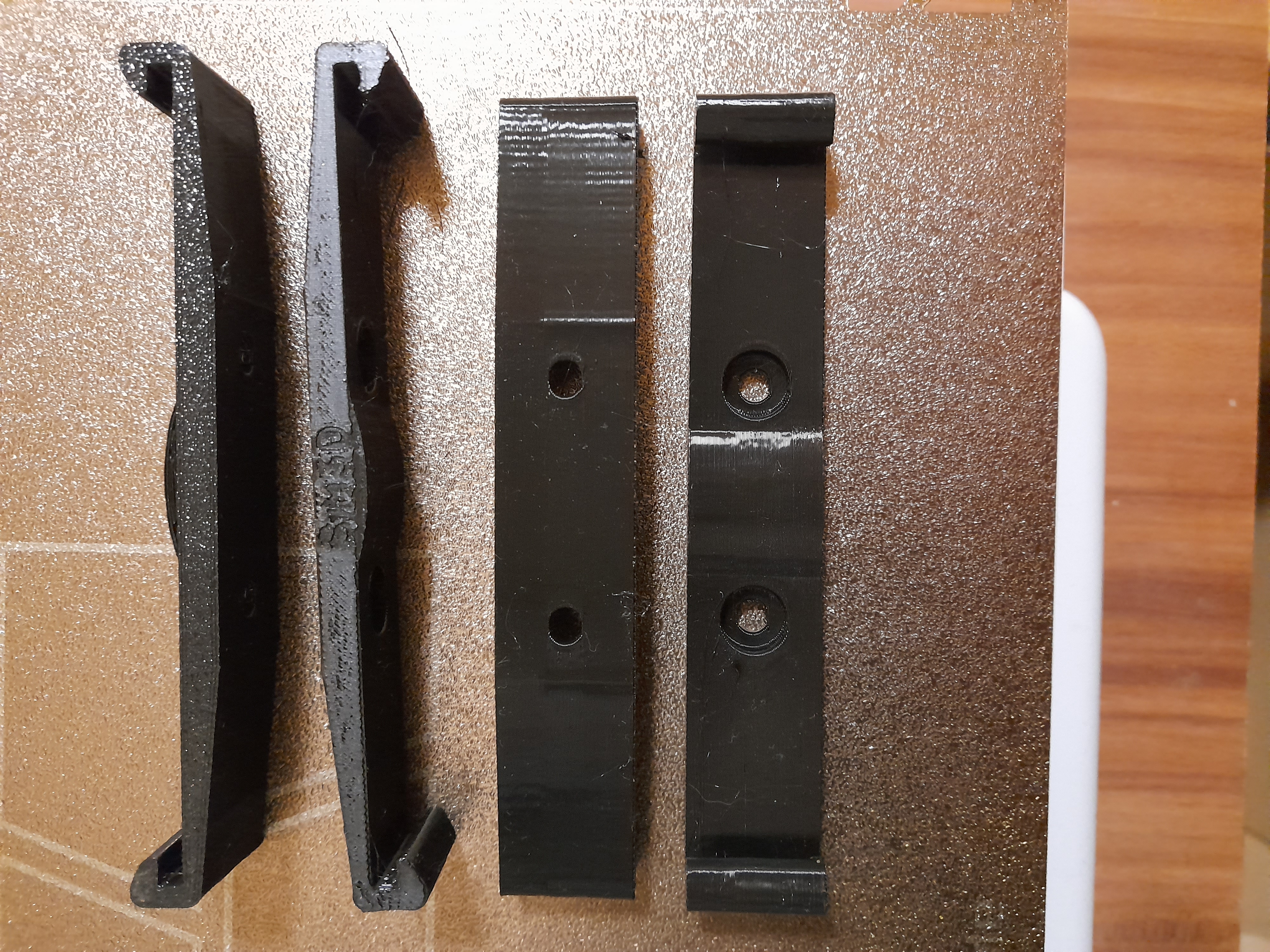 3D Printed Mounting Brackets for croatian car licence plates