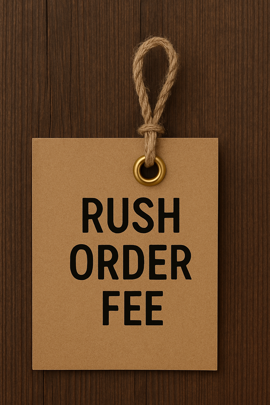 Rush Order Fee