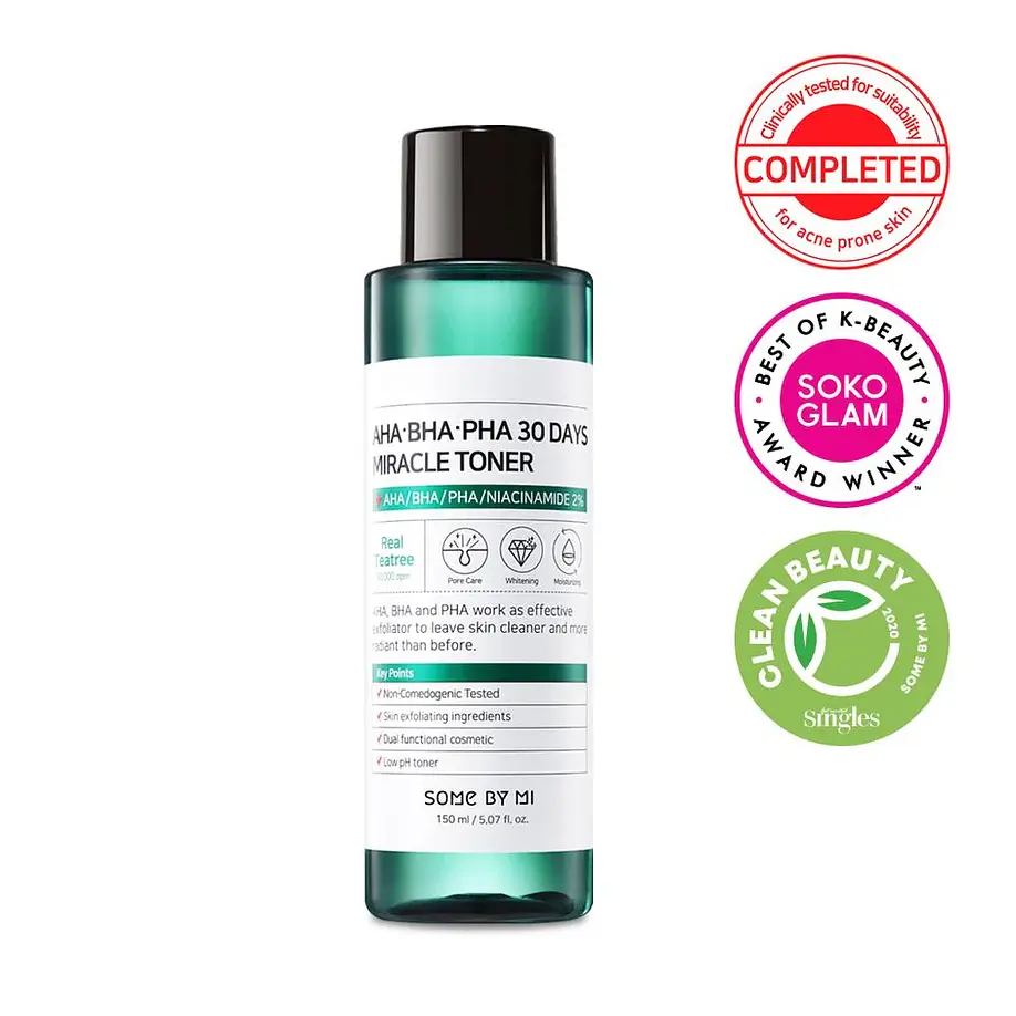 Tónico Facial AHA, BHA, PHA 30 Days Miracle Toner