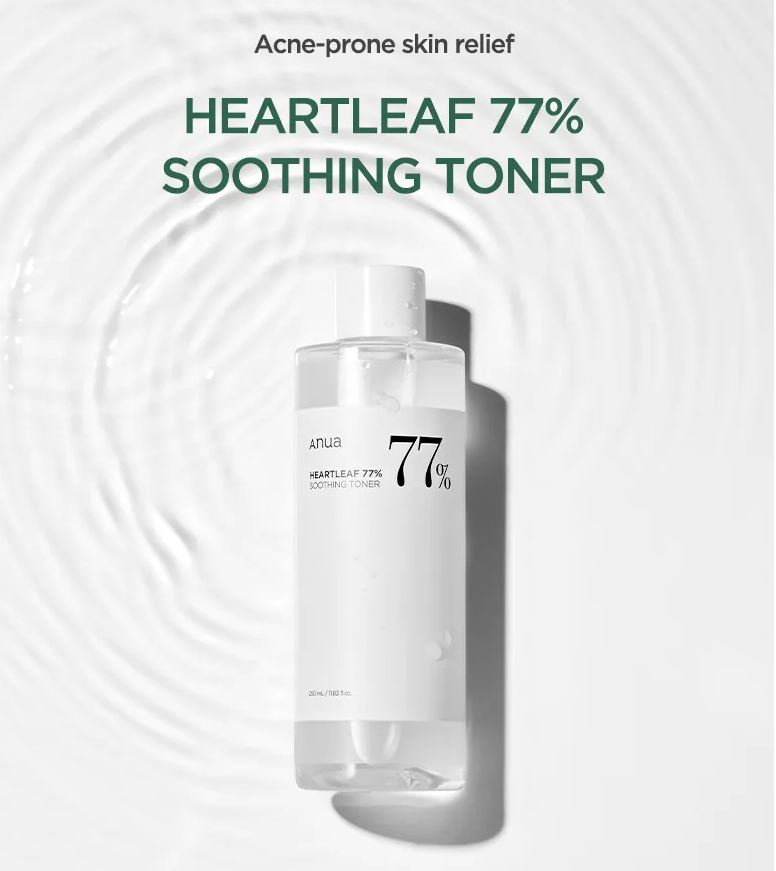 Tónico Heartleaf 77% Soothing Toner