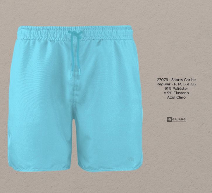 SHORT ELASTANO CARIBE