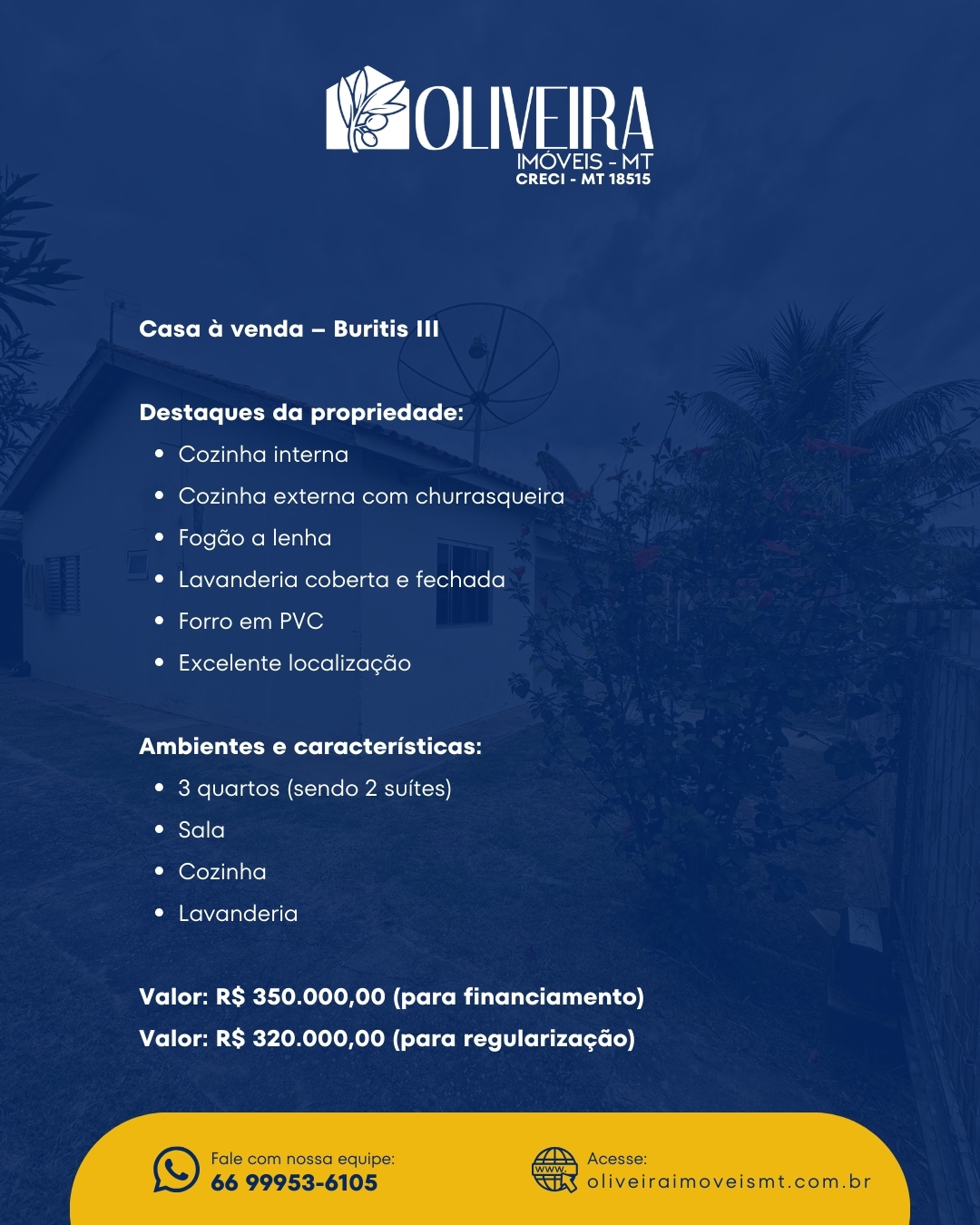 Casa à venda – Buritis III