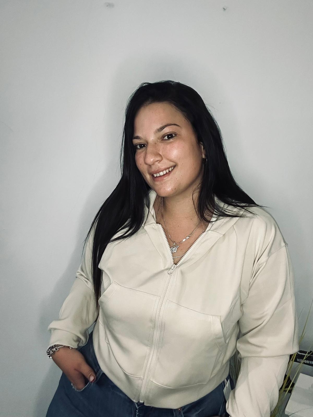 Sudadera  Overside beige