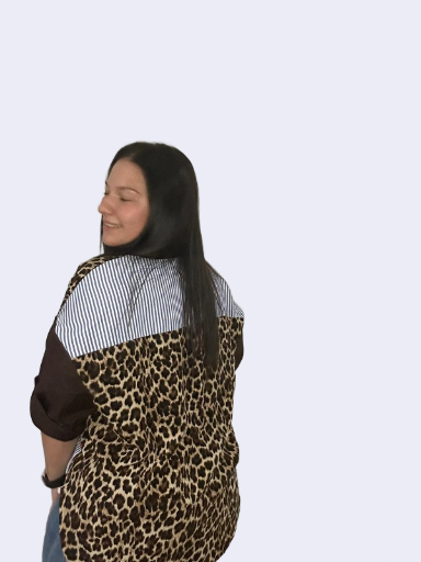 Camisa de leopardo Talla unica.