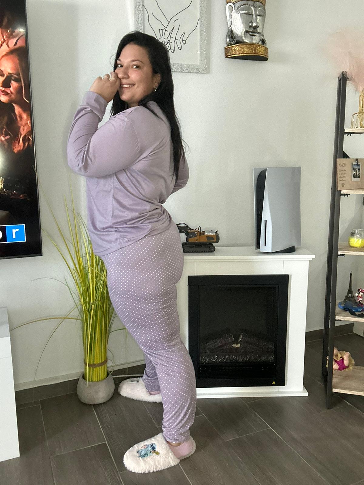 Pijama de mujer lila
