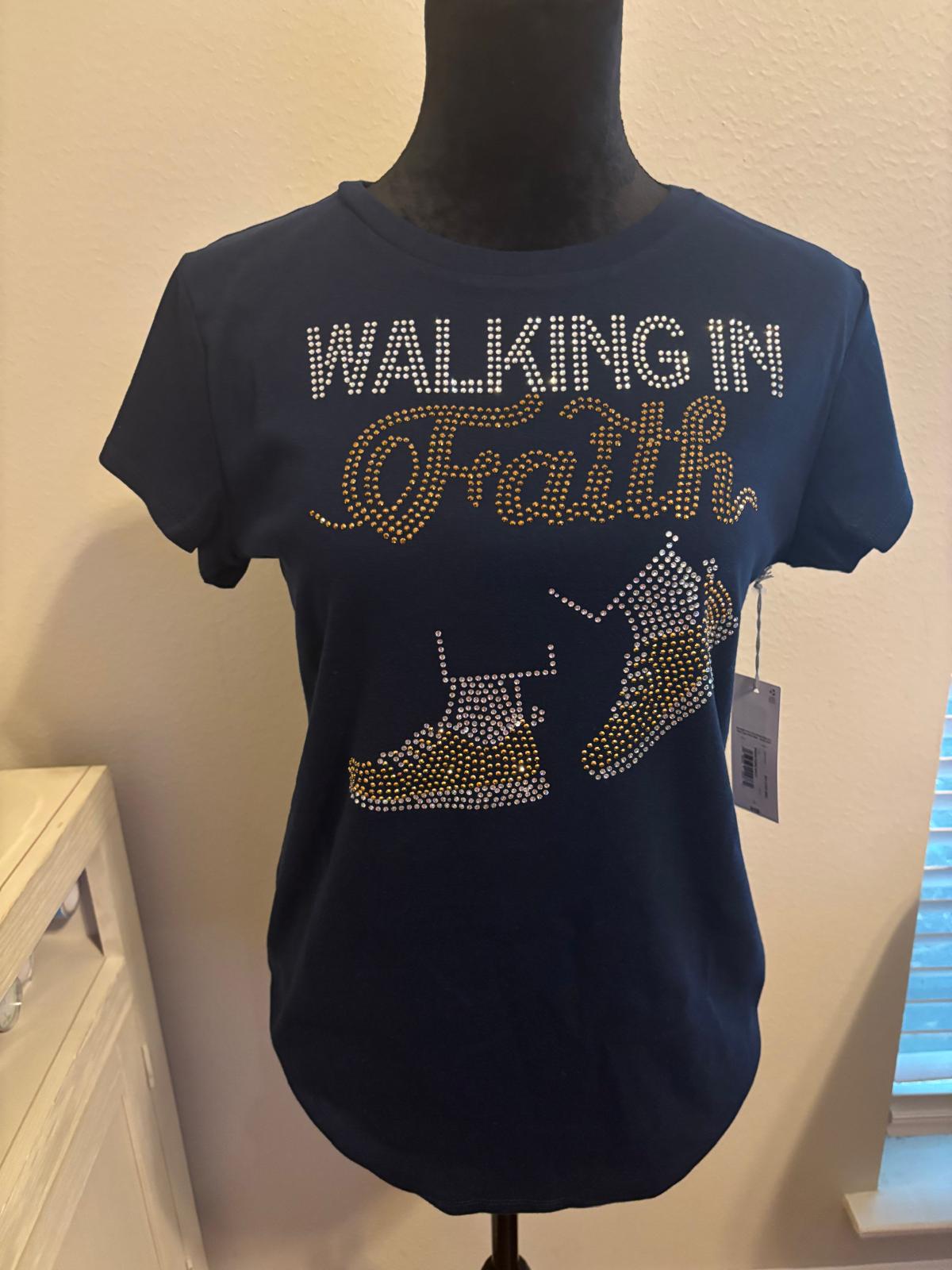 Handmade Rhinestone Tee Shirt