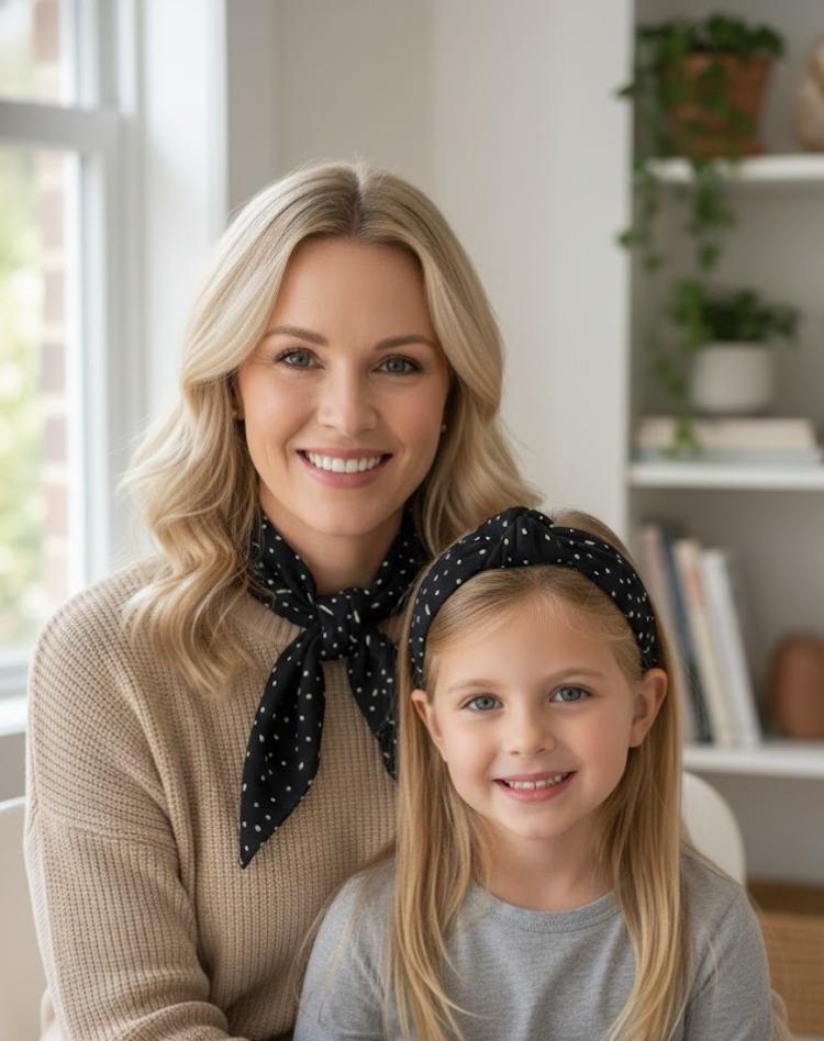 Lenço Poá Moderno Petit