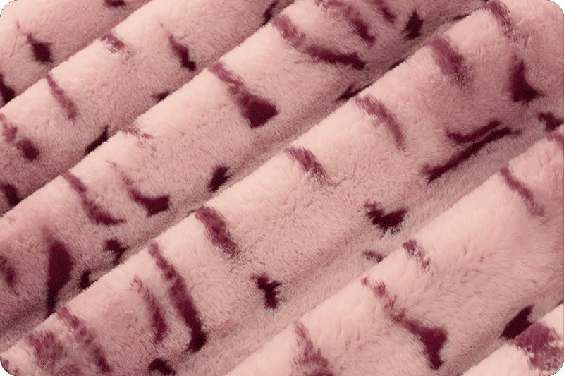 Pink Leopard Print Minky