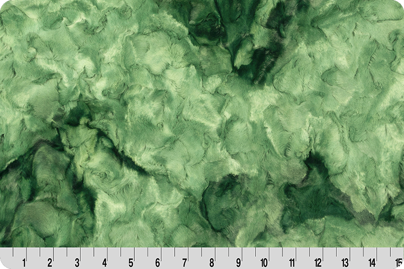 Green Marble Effect Minky