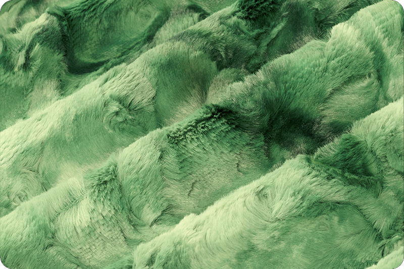 Green Marble Effect Minky
