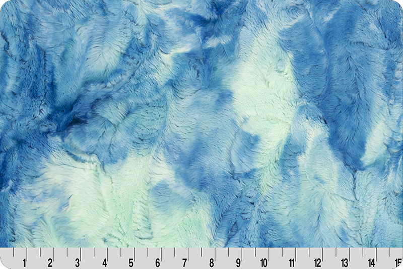 Blue Minky Faux Fur Minky