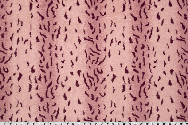 Pink Leopard Print Minky
