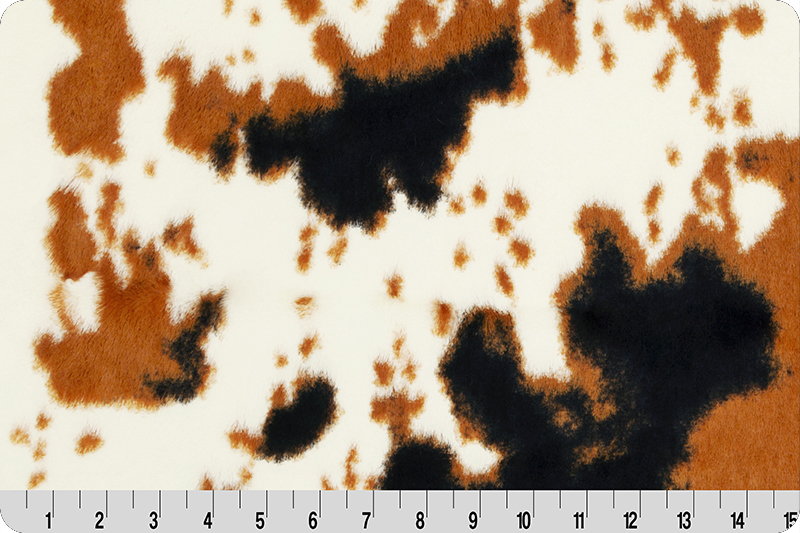 Cow Print Faux Fur Fabric