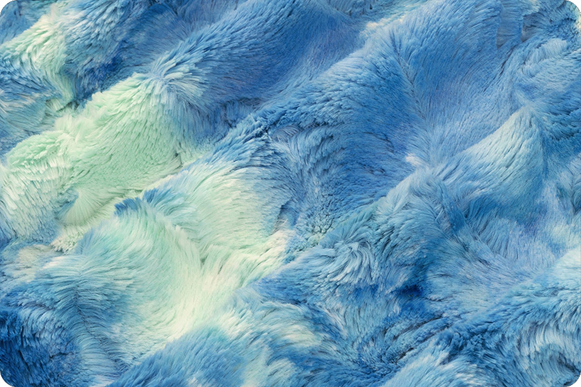 Blue Minky Faux Fur Minky