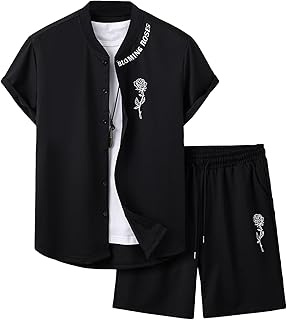 Men's Black Casual Summer Outfit