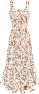 Floral Print Summer Maxi Dress