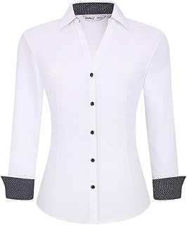 Women's White Button-Down Shirt