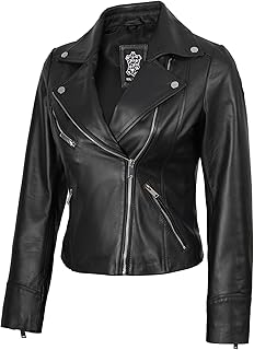 Women's Black Leather Jacket