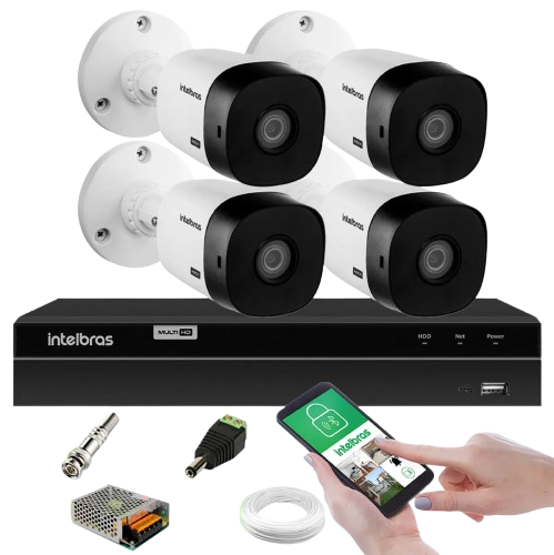 Kit de Câmeras de Segurança Intelbras