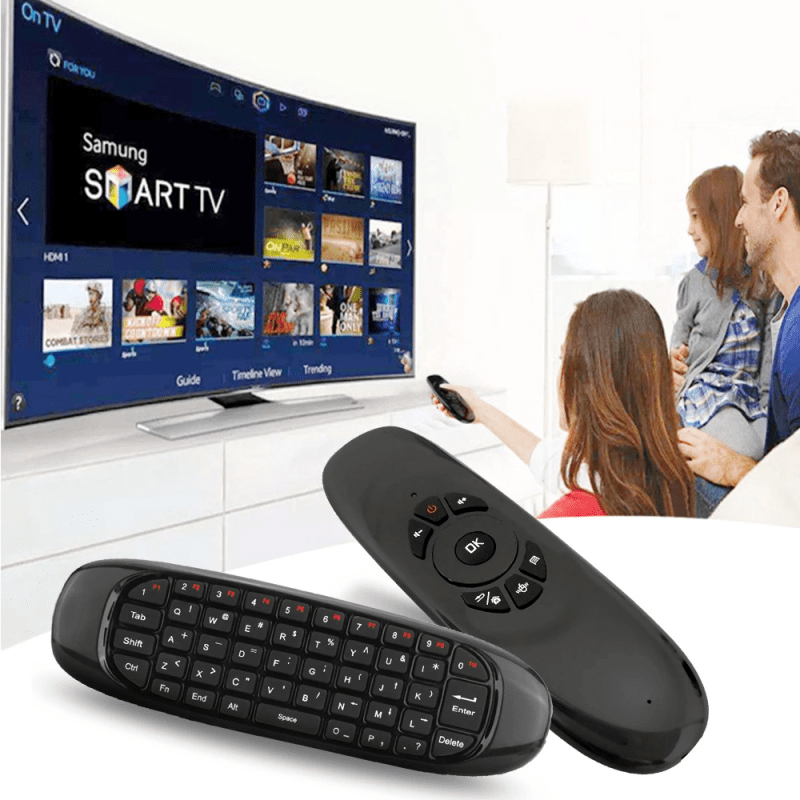 Controle remoto Smart TV com teclado