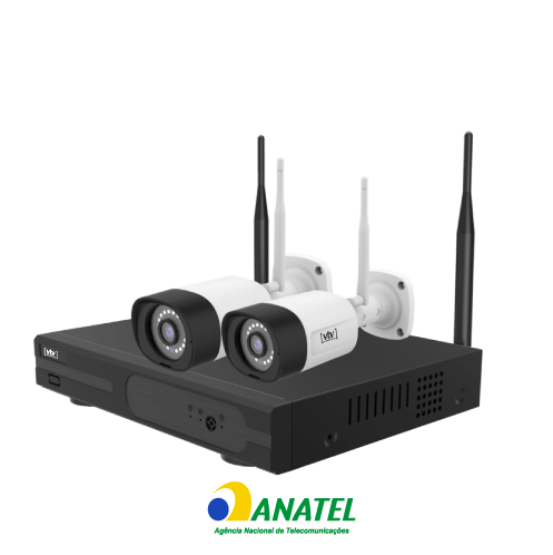 Kit de câmeras de segurança Wi-Fi