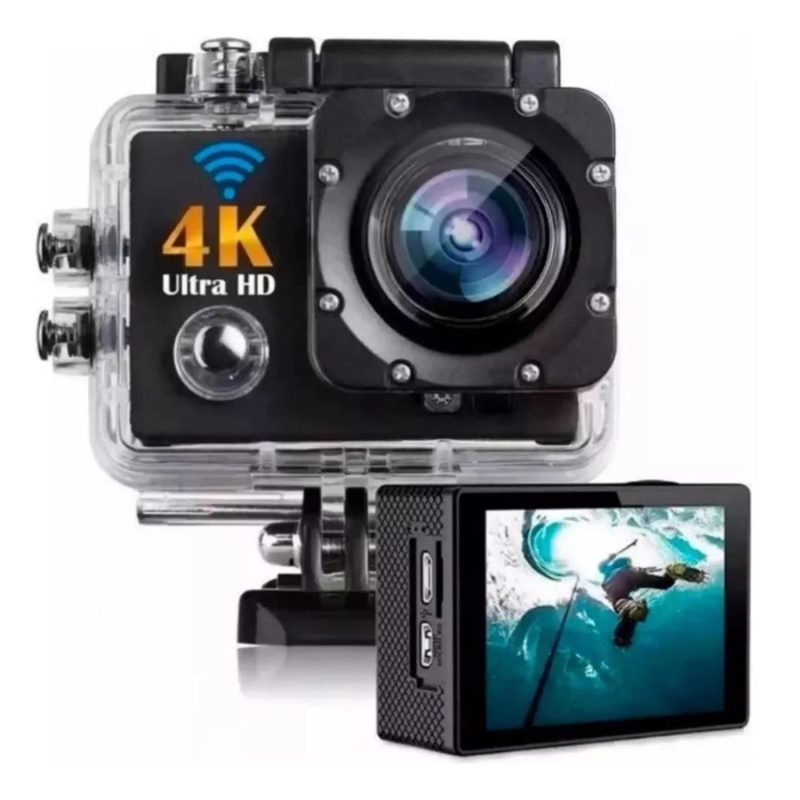 Câmera de ação 4K Ultra HD
