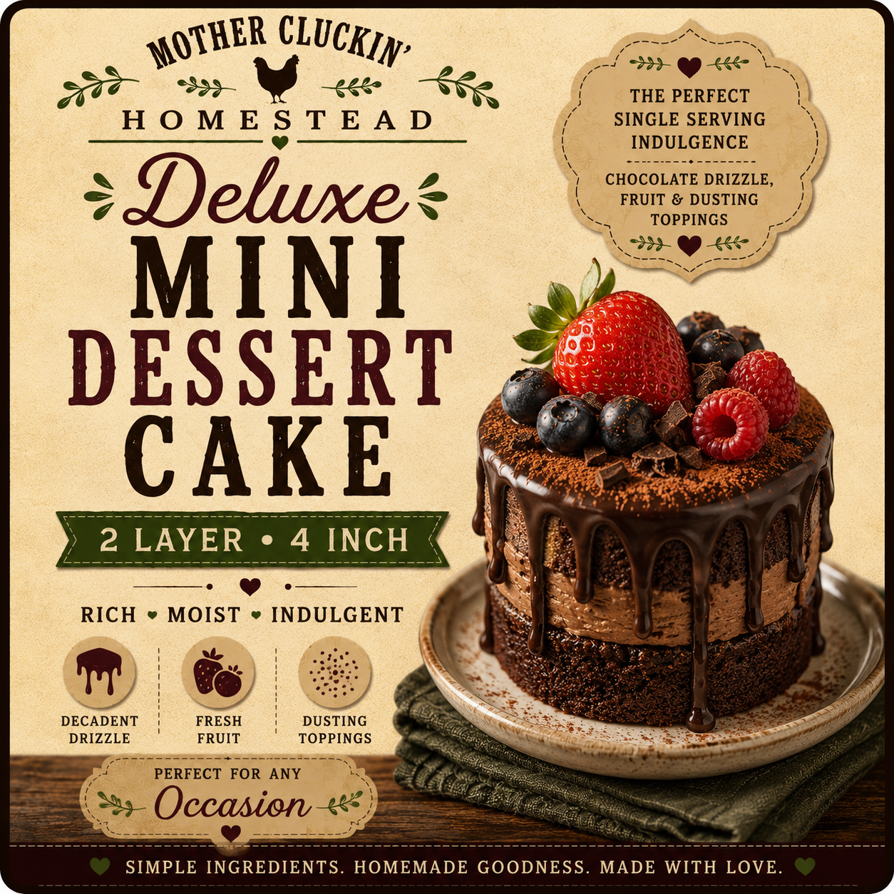 Mini Dessert Cake