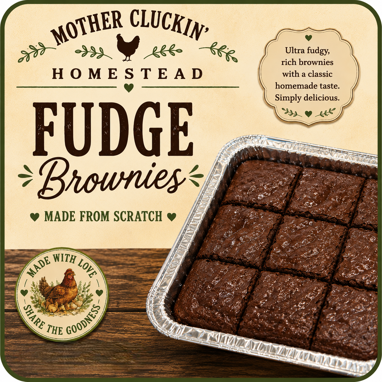 Fudge Brownies